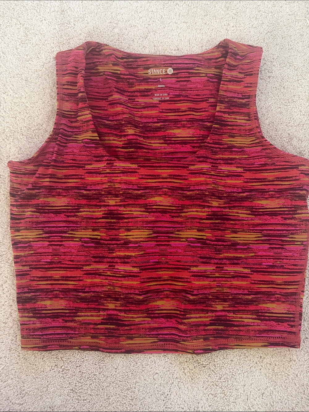 Stance Women's Pink Space-Dye Tank